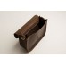 Женская кожаная сумка Wellbags Saddle brown min W008M коричневая