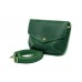 Женская кожаная сумка Wellbags Flapbag little green W014.5M зеленая
