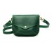 Женская кожаная сумка Wellbags Flapbag little green W014.5M зеленая