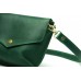 Женская кожаная сумка Wellbags Flapbag little green W014.5M зеленая