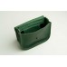Жіноча шкіряна сумка Wellbags Saddle green mini W008.5M зелена