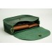 Жіноча шкіряна сумка Wellbags Saddle green mini W008.5M зелена
