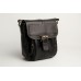 Мужская кожаная сумка Wellbags Messenger Alnair mini black W057.4 черная