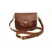 Женская кожаная сумка Wellbags Flapbag little ocher W014.2M рыжая
