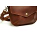 Женская кожаная сумка Wellbags Flapbag little ocher W014.2M рыжая