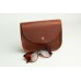 Женская кожаная сумка Wellbags Saddle ocher mini W008.1M рыжая
