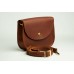 Женская кожаная сумка Wellbags Saddle ocher mini W008.1M рыжая