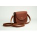 Женская кожаная сумка Wellbags Saddle ocher mini W008.1M рыжая