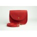 Женская кожаная сумка Wellbags Saddle red mini W008.4M красная