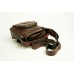 Чоловіча шкіряна сумка Wellbags Messenger Alnair mini brown W057 коричнева
