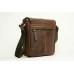 Чоловіча шкіряна сумка Wellbags Messenger Alnair mini brown W057 коричнева