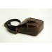 Чоловіча шкіряна сумка Wellbags Messenger Alnair mini brown W057 коричнева