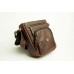 Чоловіча шкіряна сумка Wellbags Messenger Alnair mini brown W057 коричнева