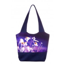 Міська сумка XYZ С0314 Флер Ромашки Синя