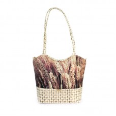 Міська сумка XYZ С0404 Плетінка Жито різнокольорова