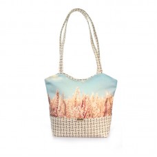 Міська сумка XYZ С0405 Плетінка Жито Небо різнокольорова