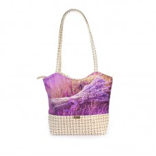 Міська сумка XYZ С0406 Плетінка Букет Лаванди різнокольорова