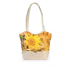 Міська сумка XYZ С0408 Плетінка Соняшник різнокольорова