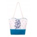 Міська сумка XYZ С0507 Санбич Напис бірюза