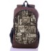 Рюкзак міський XYZ New Design РГ18612 Букви коричневий