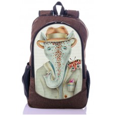 Рюкзак міський XYZ New Design РГ18603 Слоник коричневий