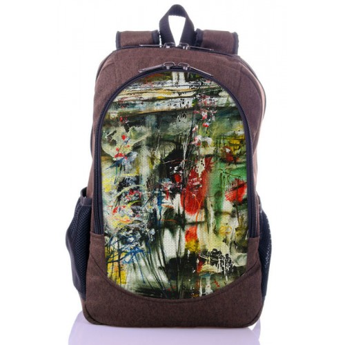 Городской рюкзак XYZ New Design РГ18613 Краски Урбан коричневый