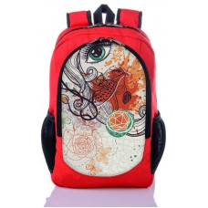 Рюкзак міський XYZ New Design РГ18304 Фантазія червоний