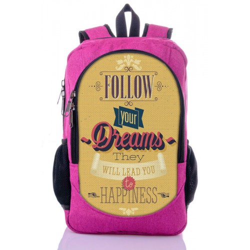 Рюкзак міський XYZ New Design РГ18502 DREAMS малиновий