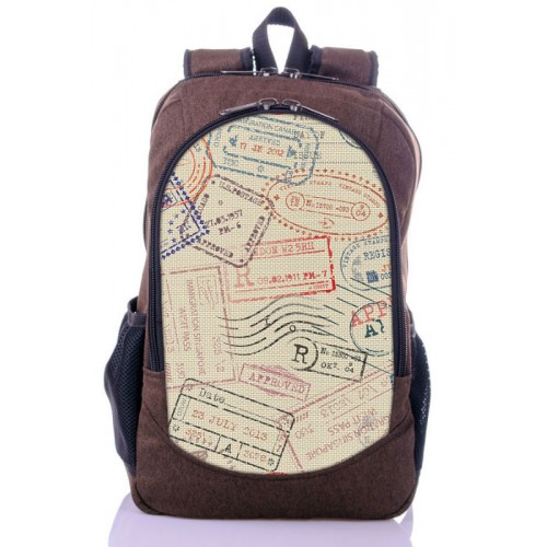 Городской рюкзак XYZ New Design РГ18606 Почта коричневый