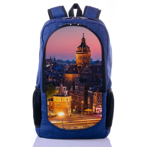 Рюкзак міський XYZ New Design РГ18101 Вечір синій