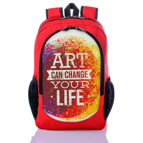 Рюкзак міський XYZ New Design РГ18307 ART червоний