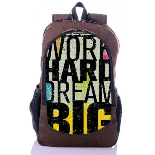 Городской рюкзак XYZ New Design РГ18607 BIG коричневый