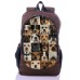 Рюкзак міський XYZ New Design РГ18608 Собачки коричневий
