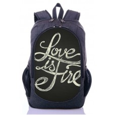 Рюкзак міський XYZ New Design РГ18411 LOVE сірий