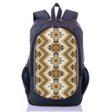 Рюкзак міський XYZ New Design РГ18402 Орнамент сірий