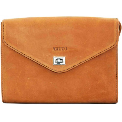 Жіноча шкіряна сумка VATTO Wk4 Kr190 руда