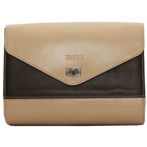 Женская кожаная сумка VATTO Wk4 N1Kaz400 бежевая