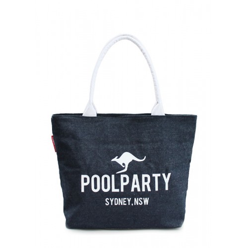 Джинсова сумка POOLPARTY 7 синя
