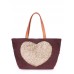 Сумка POOLPARTY Lovetote коричневая