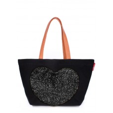 Сумка POOLPARTY Lovetote2 черная