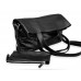 Женская кожаная сумка Wellbags Shopper bag BlackMoon W001 чёрная