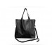 Женская кожаная сумка Wellbags Shopper bag BlackMoon W001 чёрная
