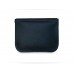 Женский кожаный клатч Wellbags Flapbag mini black W014.1 чёрный