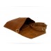Женский кожаный клатч Wellbags Flapbag mini ocher W014.2 тёмно-рыжий