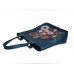 Женская кожаная сумка Wellbags Shopper blue Applique w050 синяя
