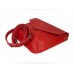 Женский кожаный клатч Wellbags Flapbag mini red W014.4 красный