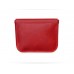 Женский кожаный клатч Wellbags Flapbag mini red W014.4 красный