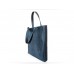 Женская кожаная сумка Wellbags Shopper Blue Julia W039 синяя