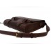 Кожаная сумка Wellbags Satchel bag brown W020 коричневая