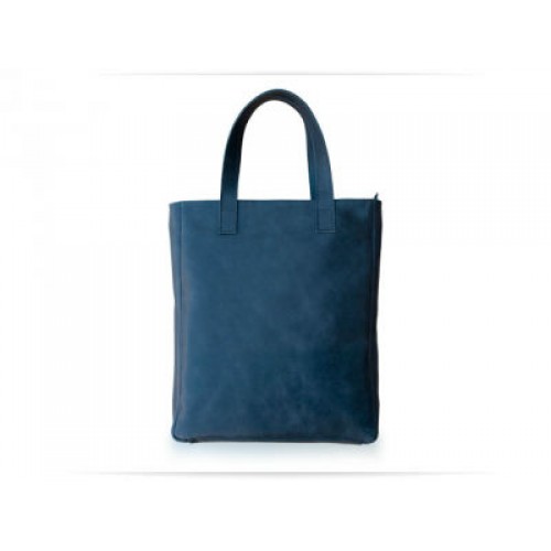 Женская кожаная сумка Wellbags Shopper Blue Julia W039 синяя